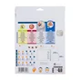 Lot de 10 feuilles abrasives DEXTER pour multiponceuse, grain 4x240,3x180,3x120