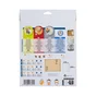 Lot de 5 feuilles abrasives DEXTER pour ponceuse manuelle, grain assortiment