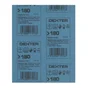 Feuille abrasive DEXTER pour multiponceuse, grain 180