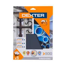 Abrasif carrosserie 230x280 grain 800 DEXTER 5 pcs
