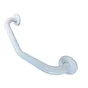 Barre D'Appui Coudée À Fixer, Acier Inoxydable Blanc, 40Cm