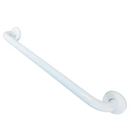 Barre D'Appui À Fixer, Acier Inoxydable Blanc, 60 Cm
