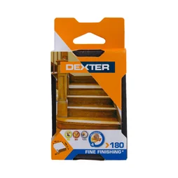 Bloc abrasif bois 100x70 grain 180 DEXTER 1 pc