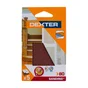 Lot de 5 papiers abrasifs feuille oxyde d'alumine, DEXTER, l.70 x L.100 mm grai