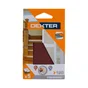 Lot de 5 feuilles abrasives DEXTER pour ponceuse à bande, grain 120