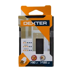 Cale à poncer abrasive DEXTER, 70 x 100 mm