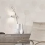 Papier Peint Intissé Spot Bulles Blanc