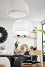 Papier Peint Vinyle Intissé Ginkgo Blanc