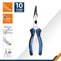 Pince À Bec Courbe Sans Protection Électrique Dexter 856566, 200 Mm