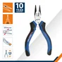 Mini-Pince À Bec Long Sans Protection Électrique Dexter 856543, 80 Mm