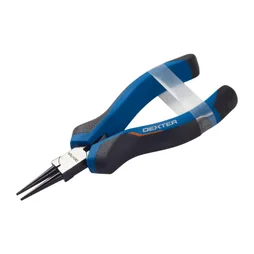 Mini-Pince À Bec Rond Sans Protection Électrique Dexter 856513, 80 Mm