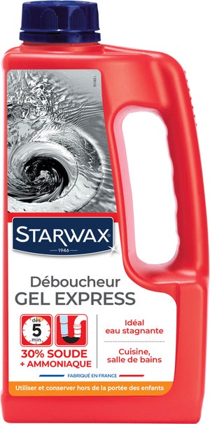 Déboucheur gel express soude, 1L