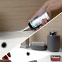 Silicone Carrelage Rubson Transparent, 200 Ml Mastic Sans Pistolet Sdbs Transpar