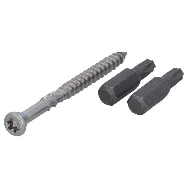Lot de 500 vis terrasse inox tête fraisée SUKI, Ø5 x L.60 mm