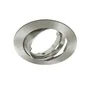 Anneau Rond Pour Spot À Encastrer Clane Orientable Sans Ampoule Inspire Acier