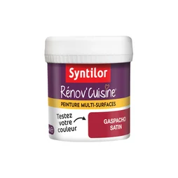 Testeur peinture cuisine Rénov'cuisine SYNTILOR gaspacho satiné 0.075 l