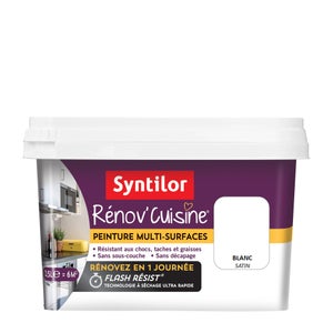 Peinture cuisine Rénov'cuisine SYNTILOR blanc satiné 0.5 l