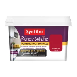 Peinture cuisine Rénov'cuisine SYNTILOR gaspacho satiné 0.5 l