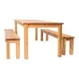 Ensemble pic-nic en bois, 8 personnes