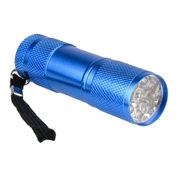 Mini torche piles 45 lm 9 mètres alu bleu LEXMAN