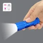 Mini torche piles 45 lm 9 mètres alu bleu LEXMAN