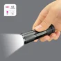 Mini torche piles 45 lm 9 mètres alu noir LEXMAN