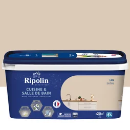 Peinture Mur Cuisine Et Bain Ripolin Lin Satiné 2 L