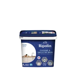 Peinture Mur Cuisine Et Bain Ripolin Blanc Satiné 0.75 L