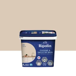 Peinture Mur Cuisine Et Bain Ripolin Lin Satiné 0.75 L