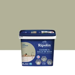 Peinture Mur Cuisine Et Bain Ripolin Vert Gaspésie Satiné 0.75 L