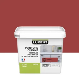 Peinture mur, meuble, carrelage carmen 3 satin LUXENS Cuisine 0.75l 