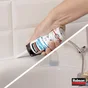 Mastic silicone cuisine/bain blanc RUBSON cartouche sans pistolet 100 ml