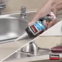 Mastic silicone cuisine/bain gris RUBSON cartouche sans pistolet 100 ml