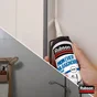 Mastic silicone cuisine/bain blanc RUBSON cartouche sans pistolet 200 ml