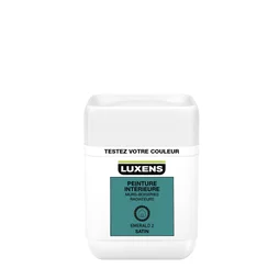 Testeur Peinture, Mur, Boiserie, Radiateur Luxens, Emerald 2, Satin, 0.05