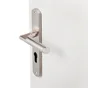 1 Poignée De Porte Eden Trou De Cylindre Inspire, Zinc Entraxe 195 Mm