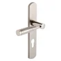 1 Poignée De Porte Nine Trou De Cylindre Inspire, Zinc Entraxe 195 Mm
