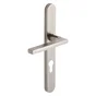 1 Poignée De Porte Lee Trou De Cylindre Inspire, Zinc Entraxe 195 Mm