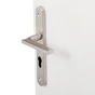 1 Poignée De Porte Lee Trou De Cylindre Inspire, Zinc Entraxe 195 Mm