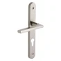 1 Poignée De Porte Lee Trou De Cylindre Inspire, Zinc Entraxe 195 Mm