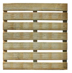 Dalle terrasse en bois Pila, L.50 x l.50 cm x Ep.30 mm