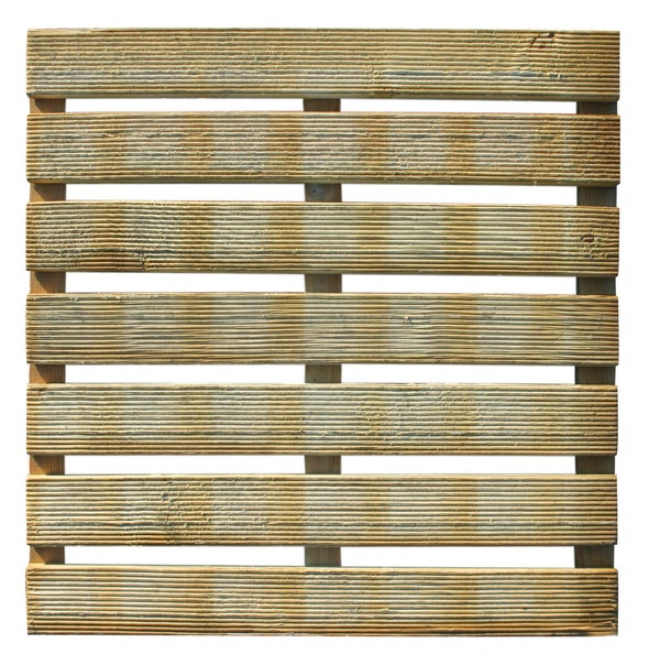 Dalle terrasse en bois Pila, L.50 x l.50 cm x Ep.30 mm