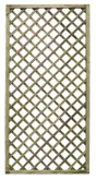 Panneau Treillis Bois Ajouré Premices, L.90 X H.180 Cm, Naturel
