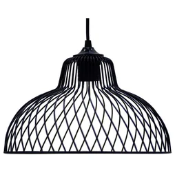 Suspension, Industriel Métal Noir Boudet Simars 1 Lumière(S) D.30 Cm