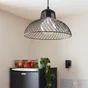 Suspension, Industriel Métal Noir Boudet Simars 1 Lumière(S) D.30 Cm