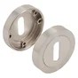 Lot de 2 rosaces de fonction INSPIRE, zamak satiné trou de clé 