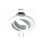Anneau Pour Spot À Encastrer Bama Orientable Sans Ampoule Inspire Blanc