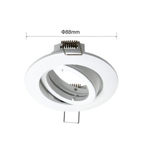 Anneau Pour Spot À Encastrer Bama Orientable Sans Ampoule Inspire Blanc