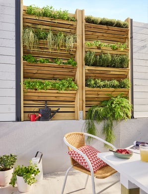 Panneau En Bois Imprégné Autoclave EV - 90x180x3 Cm - Clôture, Séparation Pour Jardin, Terrasse, Balcon