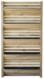Panneau Bois Occultant Végétal, L.90 X H.180 Cm, Naturel